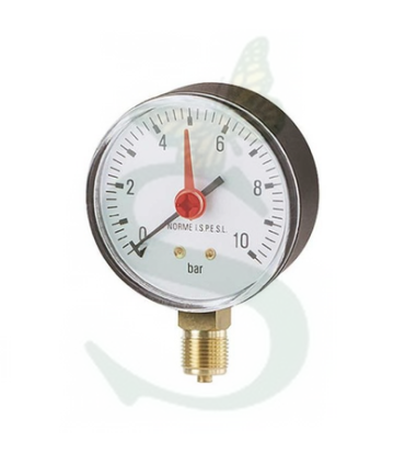 MANOMETRO RADIALE 1/4" GAS